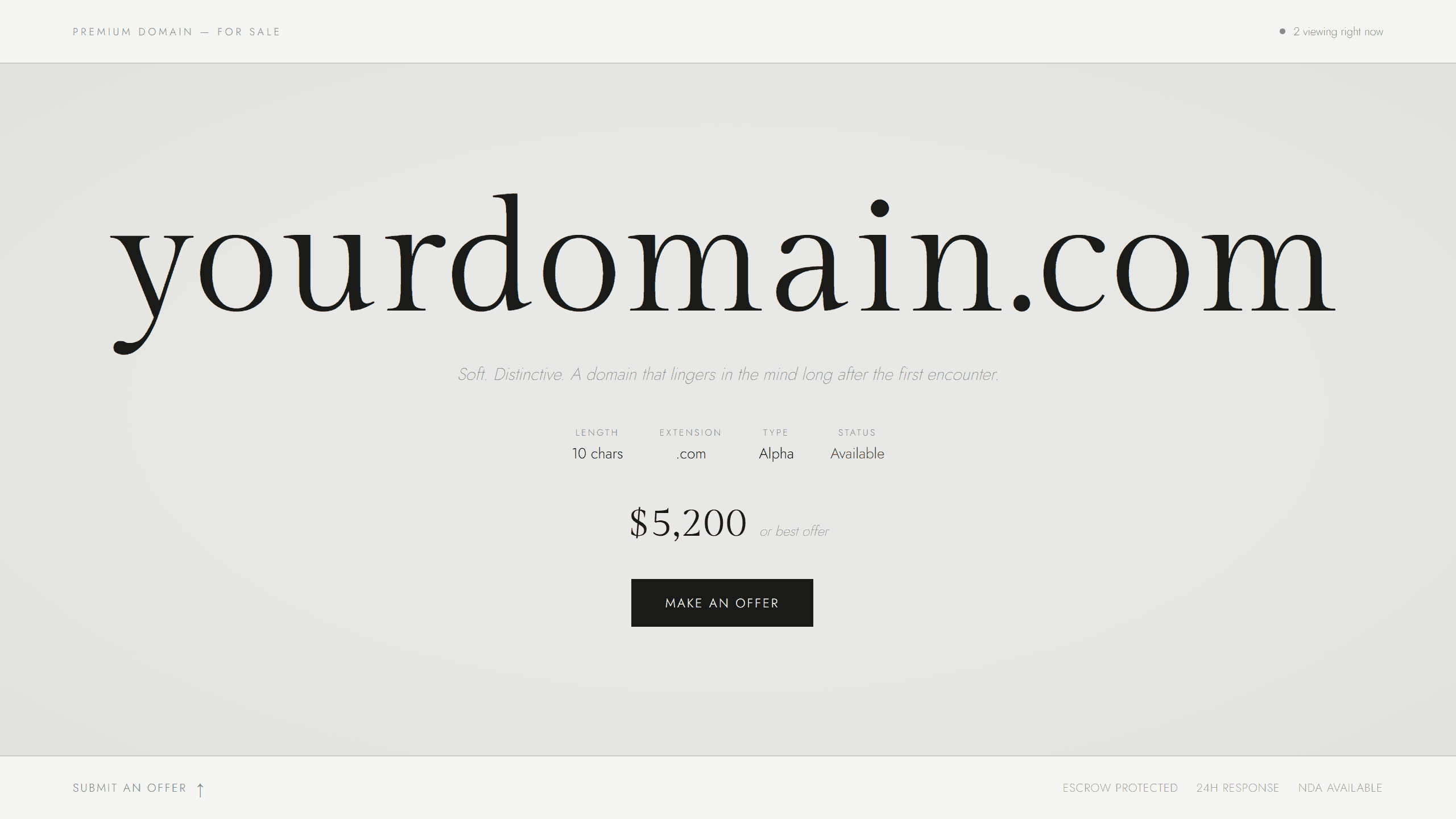 Fog domain lander template preview